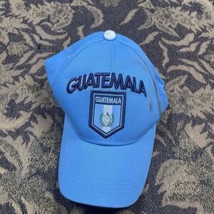 Guatemala Soccer Team Official Licensed Soccer Cap Blue Rhinox New Dirty